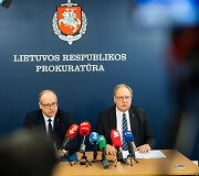  Spaudos konferencija apie ikiteisminį tyrimą dėl korupcinių veikų, susijusių su Valstybinės augalininkystės tarnybos veikla