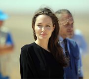 Angelina Jolie pabėgėlių stovykloje Sirijoje
