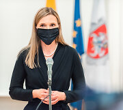 Vidaus reikalų ministrės A. Bilotaitės pristatymas