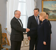 Dalia Grybauskaitė ir Juozas Olekas