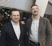 Valdas Benkunskas ir Adomas Bužinskas
