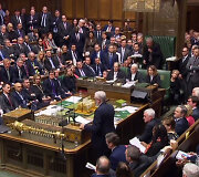  Jungtinės Karalystės parlamentas apsisprendė dėl &bdquo;Brexit&ldquo; sutarties projekto.