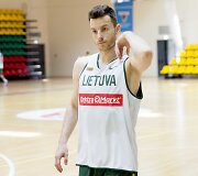 Lietuvos vyrų krep&scaron;inio rinktinės treniruotė