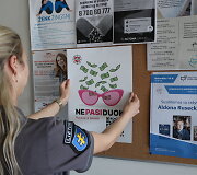 Kauno apskrities policijos akcija &bdquo;NE(pasi)DUOK&ldquo; &ndash; nepasiduok iliuzijai ir neduok sukčiams