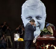 Žurnalisto Pavelo &Scaron;eremeto laidotuvės