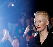 Tilda Swinton Londono filmų festivalyje