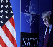 Donaldas Trumpas per NATO suvažiavimą Briuselyje