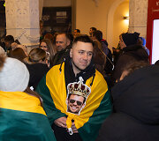 Dakaro ralio čempionų pasitikimas Vilniaus oro uoste