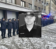 Lietuvos ugniagesiai gelbėtojai Tylos minute pagerbė žuvusio kolegos Rolando Venslauskio atminimą