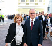 Prezidento Gitano Nausėdos inauguracijos &scaron;ventinio vakaro svečiai