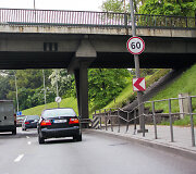 Kelio ženklai Geležinio Vilko gatvėje, Vilniuje