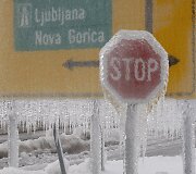 Slovėnija &ndash; ledo gniaužtuose.