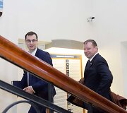 Mantas Bartu&scaron;ka ir Saulius Skvernelis