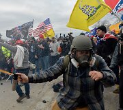 D.Trumpo &scaron;alininkų protestas