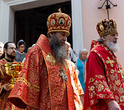 Religinė procesija aplink &Scaron;v. Dvasios vienuolyną