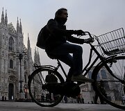 Dviratininkai Milane