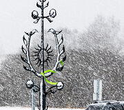 Angelų kalvos angeliukai apsiklojo puriu sniegu