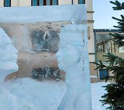 Ledo skulptūros Kretingoje