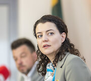 Socialinės apsaugos ir darbo ministrė Monika Navickienė