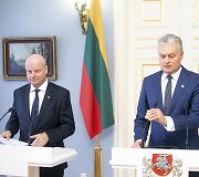 Prezidentas Gitanas Nausėda ir Ministras Pirmininkas Saulius Skvernelis
