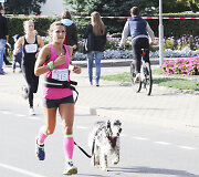 Nidos pusės maratono bėgimas