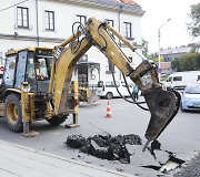 Vandentiekio avarija Subačiaus gatvėje