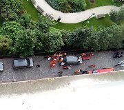 Paryžiaus priemiestyje automobilis įsirėžė į karius