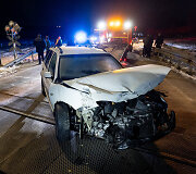Automobilis susidūrė su traukiniu