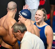 Mantas Kau&scaron;pėdas ir Rūta Meilutytė
