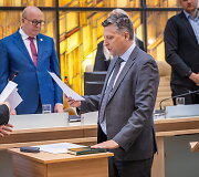 Prisiekė naujasis Kauno miesto tarybos narys dr. Kęstutis Morkūnas
