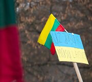 Pievai prie&scaron;ais Rusijos ambasadą neoficialiai suteiktas &bdquo;Euro Maidano&ldquo; vardas.