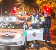 Naktinis Vilniaus kelių policijos reidas