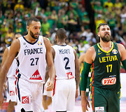 Rudy Gobert'as ir Jonas Valančiūnas