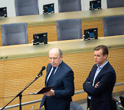 Andrius Kubilius ir Gabrielius Landsbergis