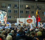 Trečiadienio protestas &bdquo;&Scaron;alin rankas nuo laisvo žodžio!&ldquo;