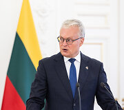 Gitano Nausėdos ir Albanijos Prezidento Bajram Begaj spaudos konferencija