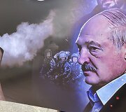 Prie Prezidentūros protesto akcija dėl žmogaus teisių pažeidimų Baltarusijoje ir Astravo AE