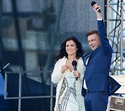 Irūna Puzaraitė ir Marius Jampolskis