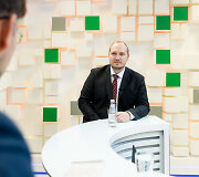 &Scaron;vietimo ministras Gintautas Jak&scaron;tas 15min studijoje