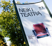LNDT reklaminis stendas