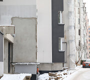 Renovuojamas daugiabutis