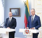 Prezidentas Gitanas Nausėda ir Ministras Pirmininkas Saulius Skvernelis