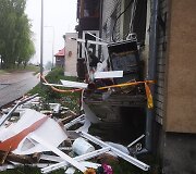 Rusnėje, &Scaron;ilutės gatvėje esančiame name, sprogo dujų balionas.