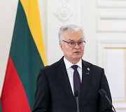 Prezidento Gitano Nausėdos ir Estijos Prezidento Alaro Kariso bendra spaudos konferencija