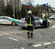Avarija Liepkalnio ir Dunojaus g. sankryžoje