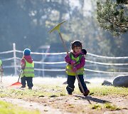 Lauko darželio Vilniuje auklėtiniai dienas leidžia gamtos apsuptyje