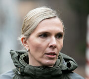 Agnė Bilotaitė lankosi Kapčiamiestyje