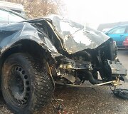 &bdquo;VW Passat&ldquo; po avarijos Karsaki&scaron;kyje