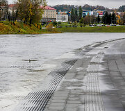 Apsemtos Neries krantinės Vilniuje