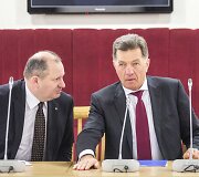 Kęstas Komskis ir Algirdas Butkevičius
